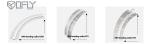 6063 T5 Aluminium Alloy Bendable Drywall Plaster LED Profile 70x15mm Oblong