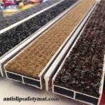 Aluminum Barrier Matting Outdoor Recessed Door Mat In Carpet