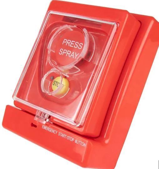 Emergency Start/Abort Button for Gas Fire-Extinguishing Control System