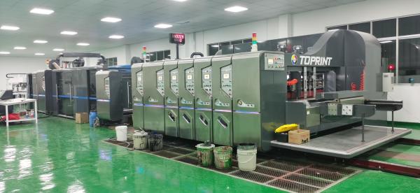 Buy cheap 1200x2400mm Flexo Printer Folder Gluer , Fully Automatic Carton Box Making Machine from wholesalers