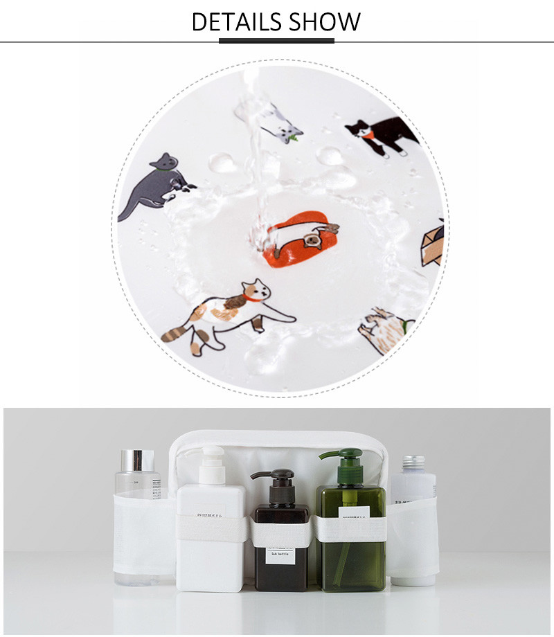Custom High Quality Waterproof Hanging Travel Portable Wash Toiletry Bag