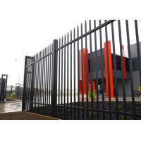 Buy cheap Tubular 7ftx8ft Ornamental Metal Fence Panels Fadeless product