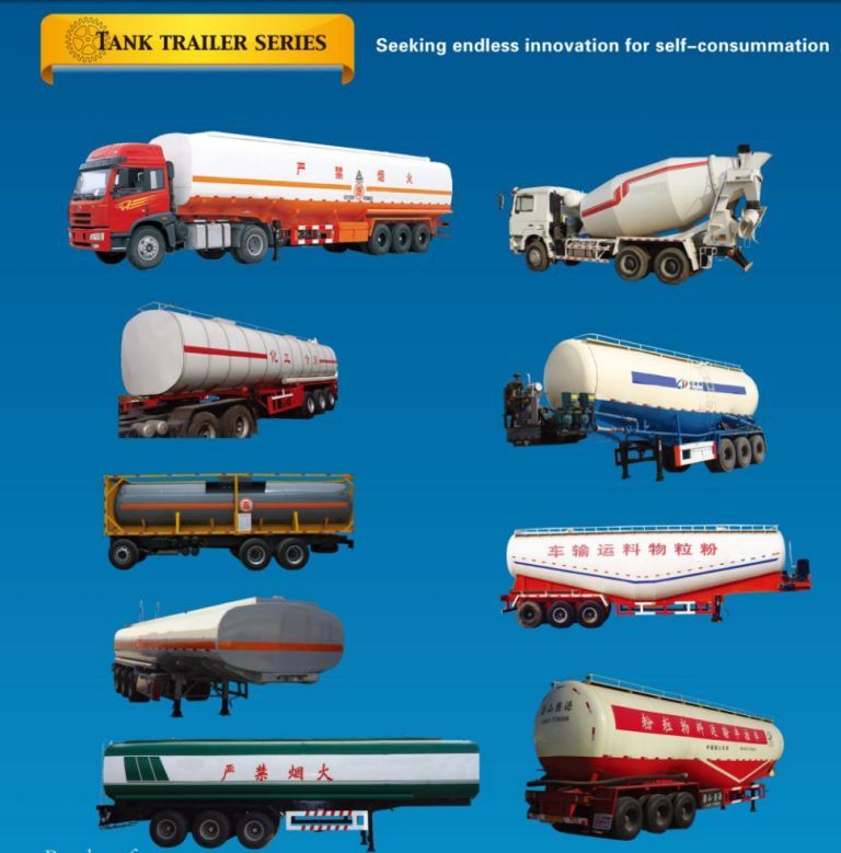45000 Liters Water Transporting Semi Trailer with 3 Axles and Mechanical Suspension