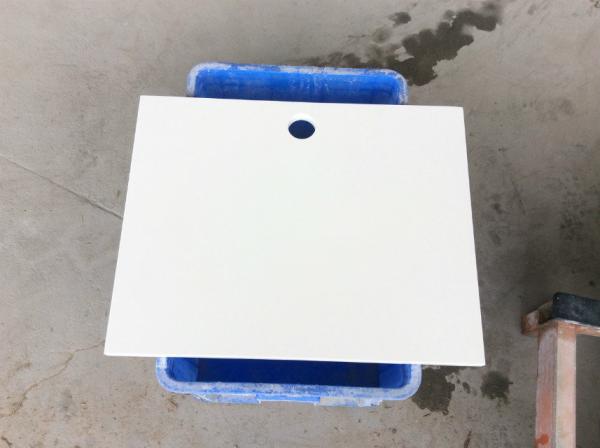 Buy cheap Flat White Granite Countertops , Quartz Stone Countertops For Kitchen , Polished Surface Finish from wholesalers