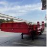 Buy cheap 100Ton 40’ Lowbed Semi Trailer Transport Flatbed Container Gooseneck Excavator from wholesalers