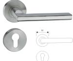 SUS304 Stainless Steel Security Door Locks Single Role 7 Beads Cylinder