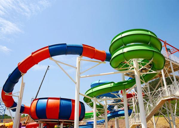 Buy cheap Colorful 10mm Custom Water Slides Equipment For Hotel Resort from wholesalers