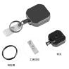 Buy cheap Deyi Badge Reel Outdoor Sports Retractable Metal Heavy Duty Badge Holder Belt Clip Key Ring from wholesalers