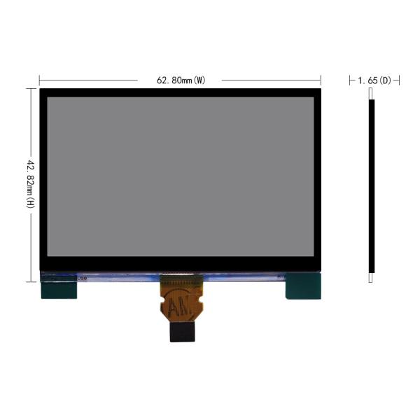 2.7 Inch Transflective Sunlight Readable， OLED Display 400x240， 10 Pins SPI