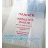 Buy cheap PE asbestos yard waste bags, Durable Black Large 6 Mil Jumbo Disposal Asbestos Waste Plastic Bags, bagplastics, bagease from wholesalers