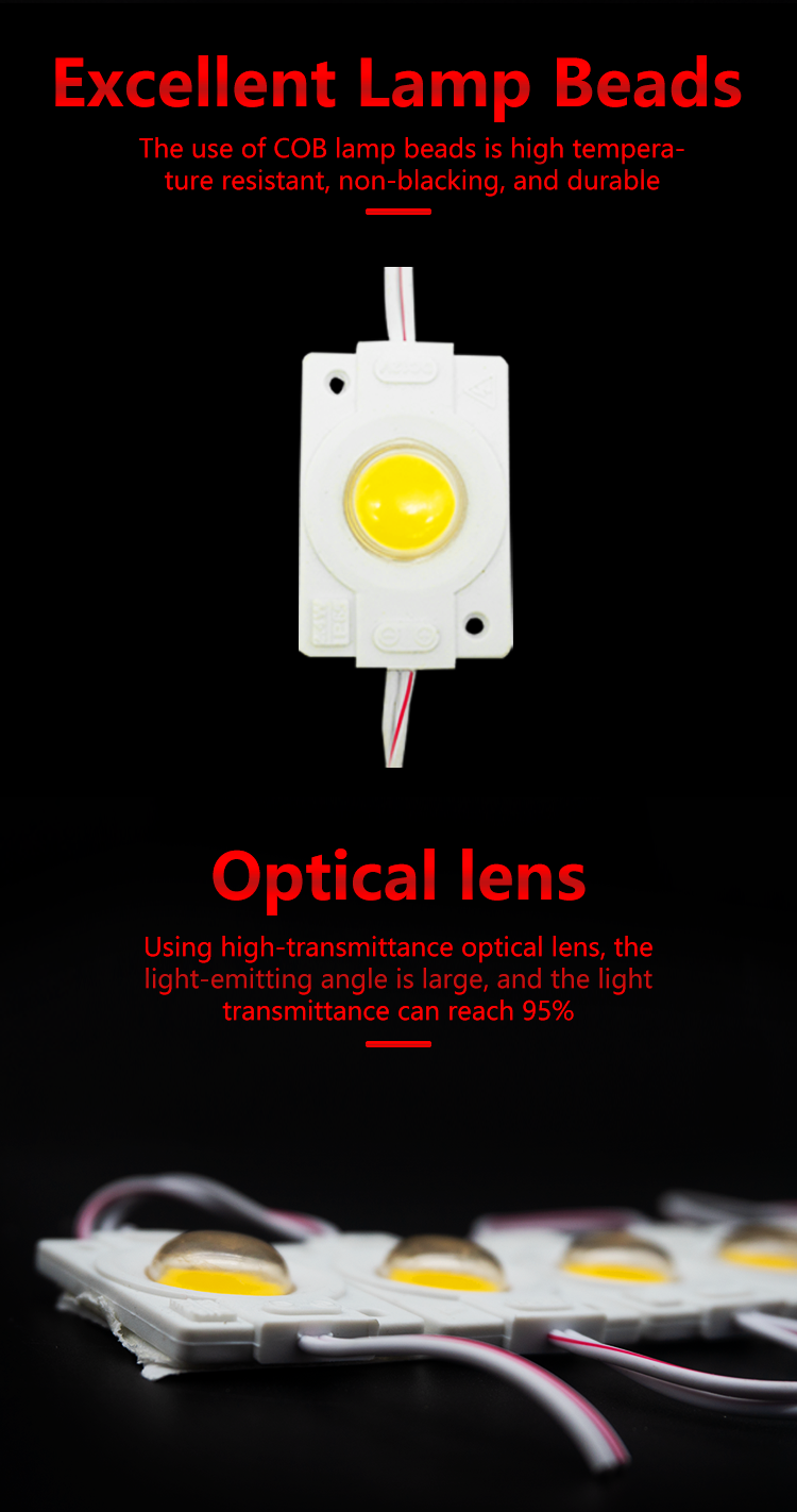 Red Yellow Blue Green White Pink 12V COB Beam 24V LED Module