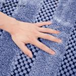 OEM 20x30 Rectangular Microfiber Chenille Bath Mat breathable fabric