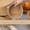 Buy cheap Custom Disposable Food Salad Packing Containers Takeaway Kraft Paper Bowls with Matt Lamination from wholesalers