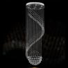 Buy cheap Modern Crystal Chandelier For Spiral Design LED Luxury Crystal Lamp(WH-NC-35) from wholesalers