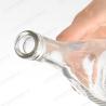 Buy cheap Clear Glass Unique Floral Carving Whiskey Vodka Wine Bottle 250ml 500ml 750ml with Cap from wholesalers