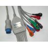 Buy cheap Mindray T8 12 Leads EKG Cable TPU Material IEC Snap Type 12 Pins from wholesalers