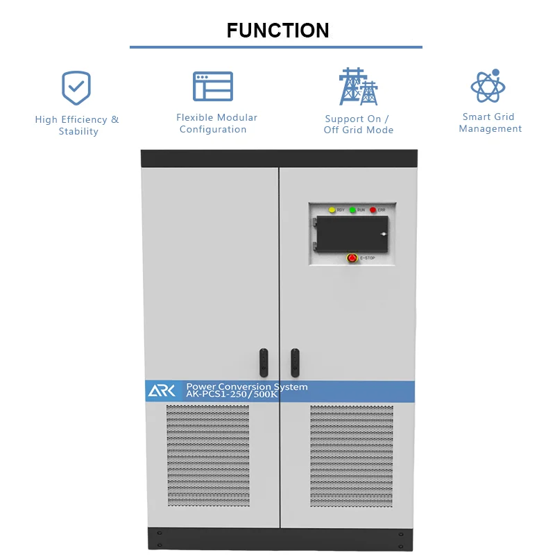 250KW 500KW Smart Grid Power Conversion System All In One 3Phase DC AC Power Converters
