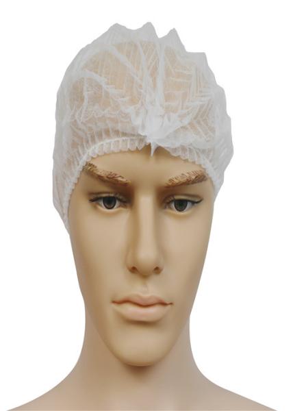 Polypropylene Disposable Bouffant Surgical Caps For Chemical / Clinic / Health