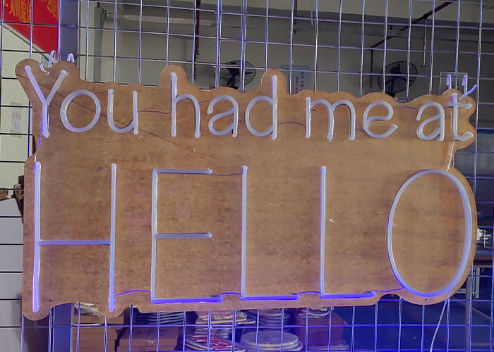 EU Plug 10cm 12VDC Led Neon Signs For Sweethearts