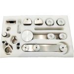 Sliding Glass Shower Door Rollers SUS304 Material For Office And Hotel