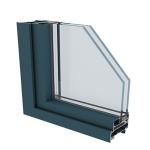 Buy cheap 55 Series Tempered Glass Casement Window Profiles Aluminium Swing Window Frame from wholesalers