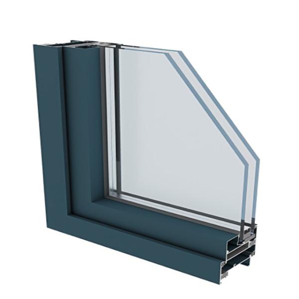 Buy cheap 55 Series Tempered Glass Casement Window Profiles Aluminium Swing Window Frame Profile from wholesalers