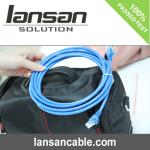 RJ45 Connector FTP CAT6 Ethernet Patch Cord PVC Jacket HDPE Insulation