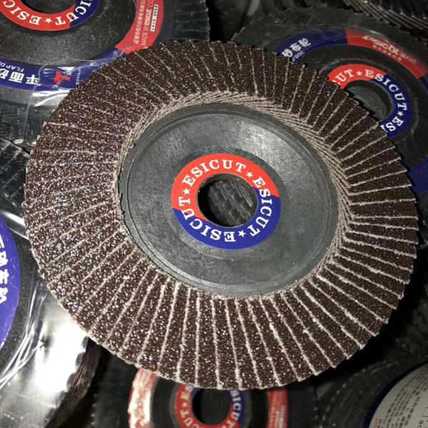 Flexible 45p Flap discs MPA EN12413 stainless steel abrasive grinding wheel