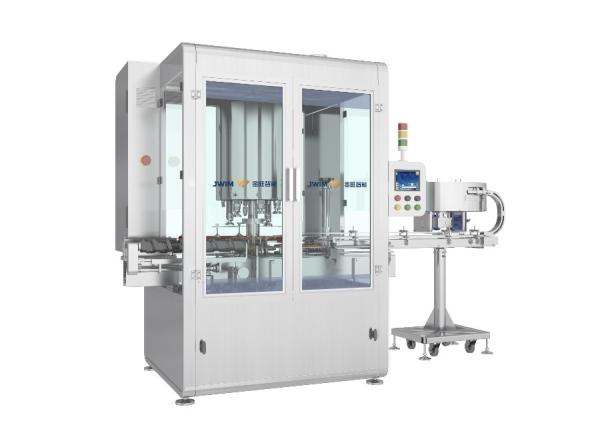 Buy cheap PLC Rotary Auto Screw Capping Machine 6 Head 50ML-1000ML 6500 BPH Automatic from wholesalers
