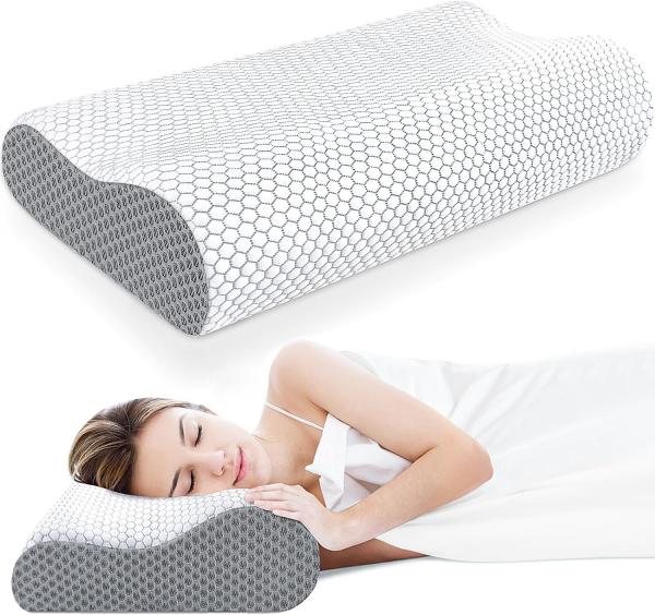 Buy cheap Contoured Memory Foam Pillow for Relief of Muscles and Mental Pressure from wholesalers