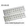 Buy cheap Weather - proof Stainless Steel Ruggedized Keyboard with 20 keys for Medical Kiosk from wholesalers