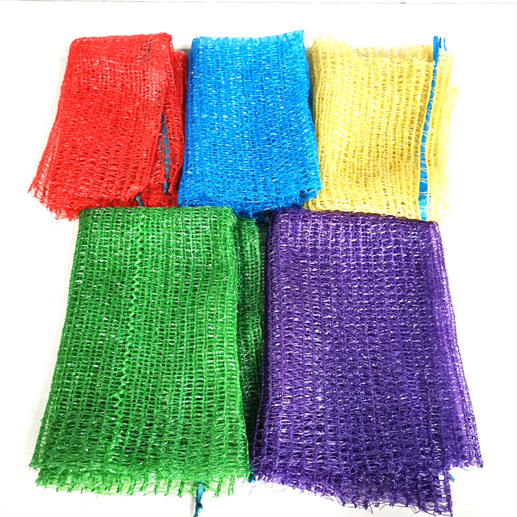 Swing Bottom Sewing PE Raschel Mesh Packaging Net Bag for Cabbage Handling Solution