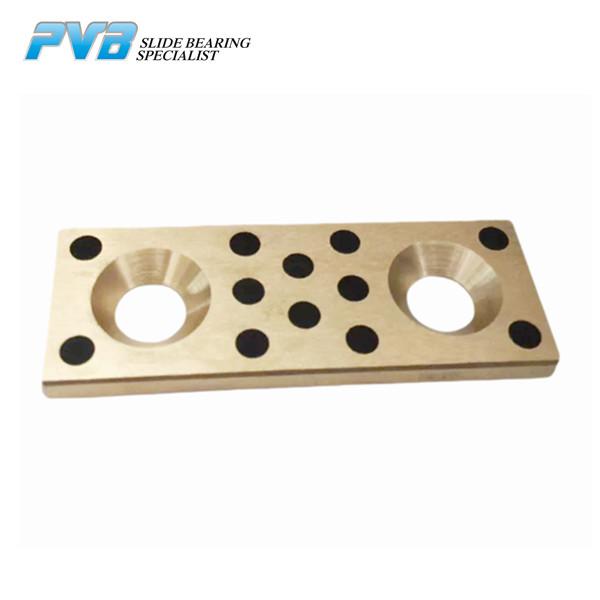 Buy cheap 5mm Graphite Plugged Bronze Wear Plate Oilless Bronze Wear Plates from wholesalers