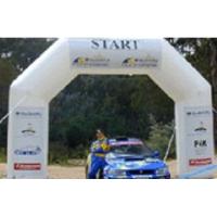 Buy cheap inflatatable arch Hot selling durable blue advertising inflatable arch product