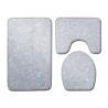 Buy cheap Crystal Glitter Colorful 3 Piece Toilet Tank Cover Set Polyester Fiber from wholesalers