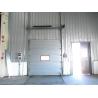 Buy cheap Outside Galvanized Steel Frame Industrial Sectional Doors With High frequency Motor from wholesalers