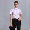 Buy cheap Short Sleeve Fashionable Ladies Work Uniforms Polyester Cotton Spandex Material from wholesalers