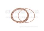 FPM FKM Heat Resistant O Rings Sealing Acid Resistance Anti Corrosion Brown