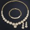 Buy cheap Luxury Jewelry Full Crystal Cuban Chain Bracelet Necklace Hiphop CZ Jewelry Chain Necklace Bracelet Earring jewelry sets from wholesalers