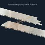 Stainless Steel Reciprocating Saw blade 9"x25mmx8T,Cutting Wood,Frozen Meat