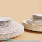 Wholesale High Quality Eco Paper Plate Happy Birthday Dessert Cake Reusable