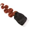 Buy cheap Ombre Hair Bundles Lace Closure Professional 1B/350 Two Tone Golden Blonde Brazilian Body Wave Human Hair from wholesalers