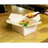 Buy cheap 110 oz Paper Take Out Containers White Lunch Meal Food Boxes #1, Disposable Storage To Go Packaging from wholesalers