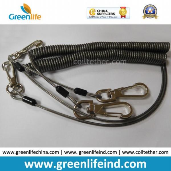 Buy cheap Strong Pulling Innovative Stainless Steel Wire Spiral Coil Lanyard from wholesalers