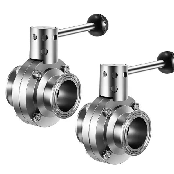 Buy cheap General Stainless Steel Butterfly Valve , Sanitary Clamp Butterfly Valve 50mm from wholesalers