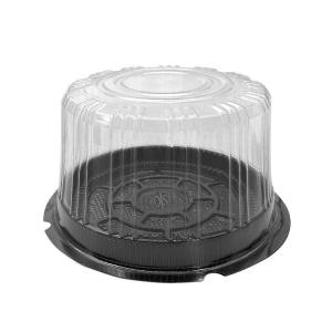 Wholesale Custom 8 Inch Cake Container Transparent PET Round For Birthday And Party from china suppliers