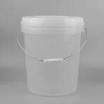 18 Liter Polypropylene Transparent Plastic Bucket 18 Liter Food Grade
