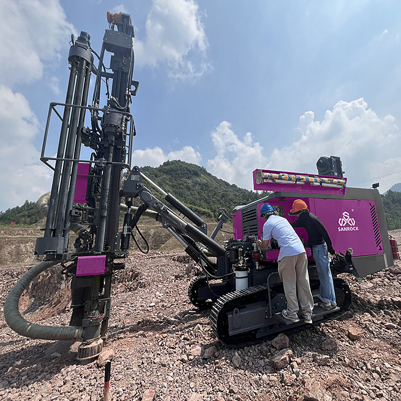 Integrated DTH Drilling Rig Equipment Mining Machine Hydraulic Blast Hole Drilling Rig