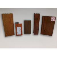 Buy cheap High Strength 6061 T6 Aluminum Extrusions Shapes Wood Color GB/T 5237 Standard product