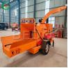Buy cheap Mobile Garden Branch Shredder Machine 55HP Diesel Engine Electric Start from wholesalers